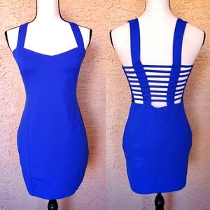 Blue Dress Sexy Back